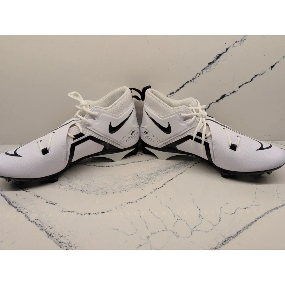 Nike Football Cleats Mens 16 WIDE Alpha Menace Pro 3 Mid White DH3292-100 NEW